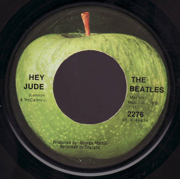 hey jude vinyl single record by the beatles