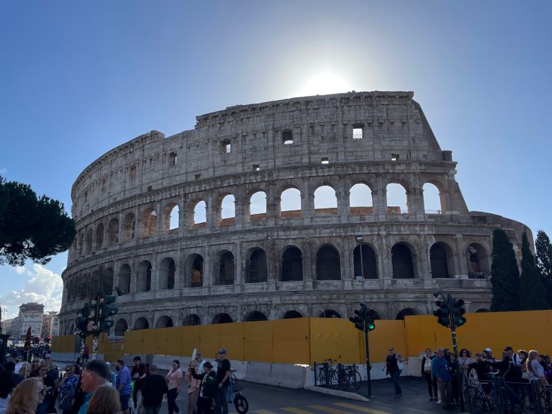 colosseum in rome codger travel trip